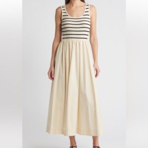 Ribbed Bodice Maxi Dress NWT